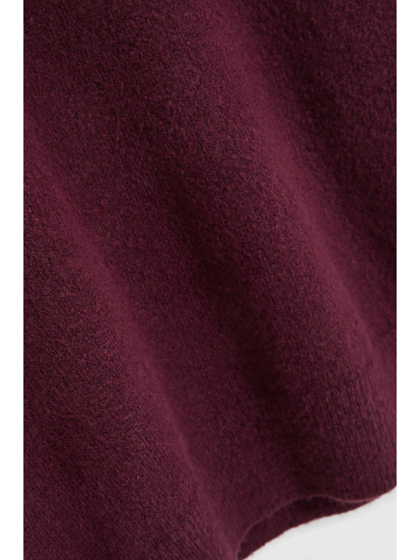 Moodo Гладък суитшърт в бордо Moodo