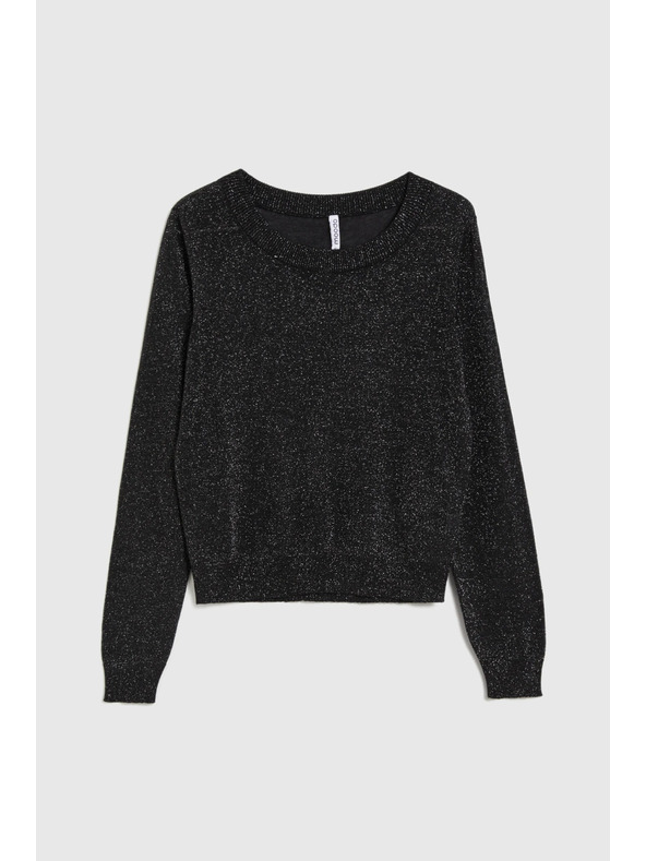 Moodo Вискозен суитшърт черен Moodo