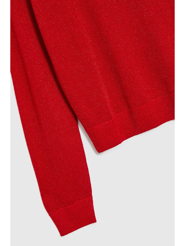 Moodo Вискозен суитшърт червен Moodo