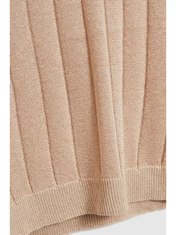 Moodo Суитшърт с къси ръкави бежов Moodo