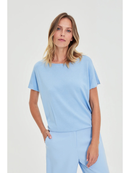 Moodo Тънък суитшърт син Moodo