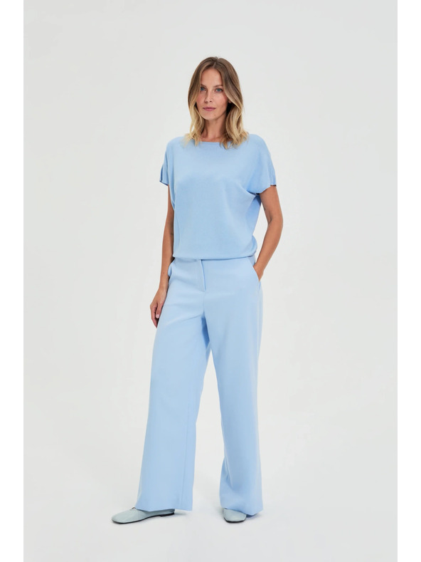 Moodo Тънък суитшърт син Moodo