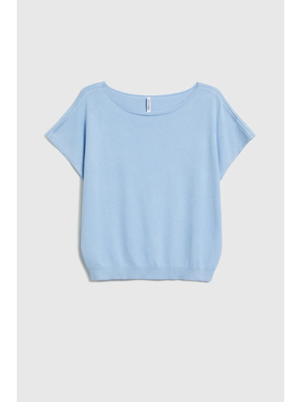 Moodo Тънък суитшърт син Moodo