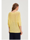 Moodo Тънък суитшърт жълт Moodo