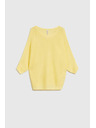 Moodo Тънък суитшърт жълт Moodo