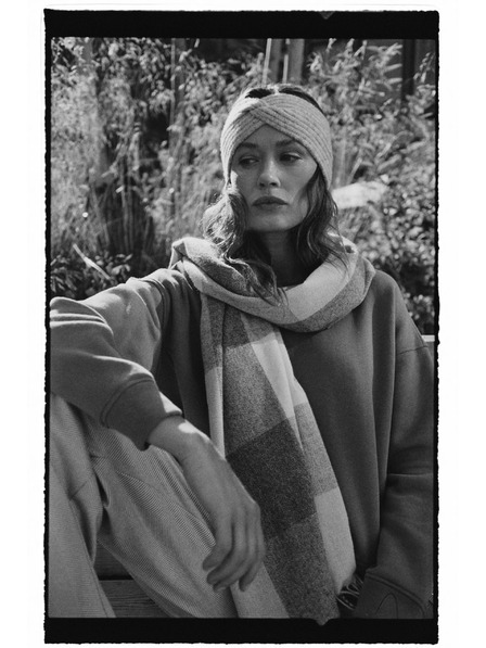 Moodo Шал на каре бежов Moodo