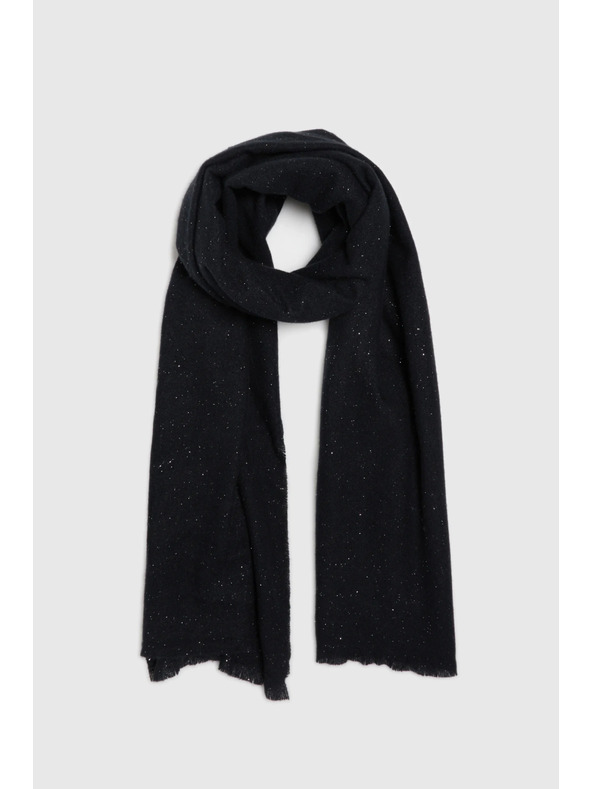 Moodo Гладък черен шал Moodo