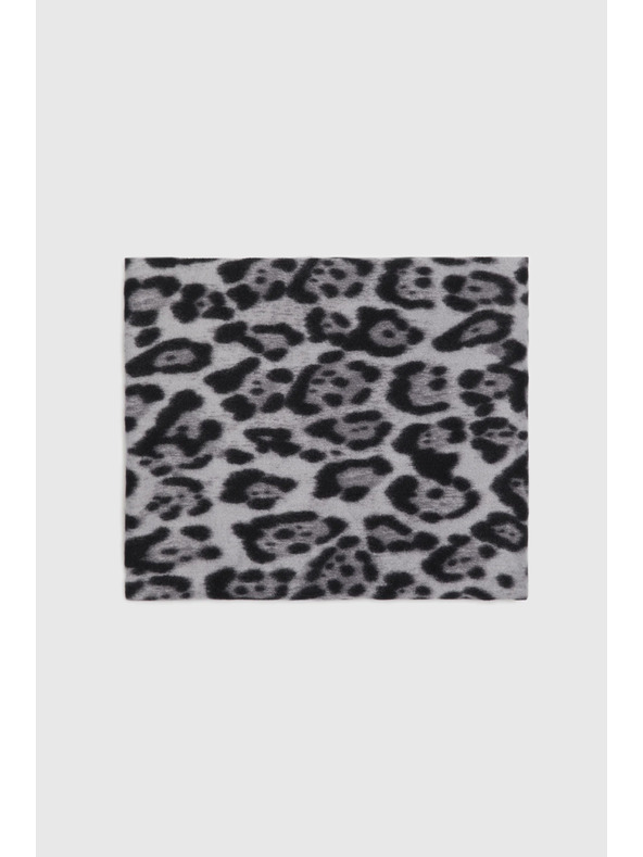 Moodo Шал в леопардов принт сив Moodo