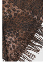 Moodo Шал в леопардов принт кафяв Moodo
