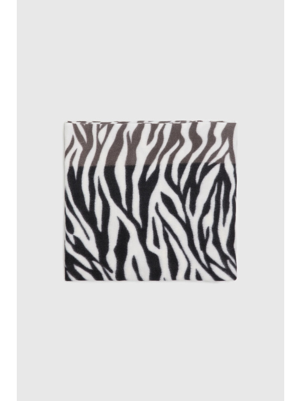 Moodo Десенован шал черен Moodo