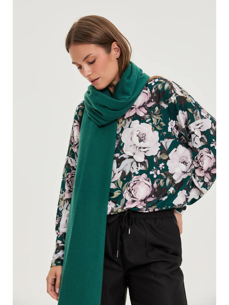 Moodo Шал с ресни зелен Moodo