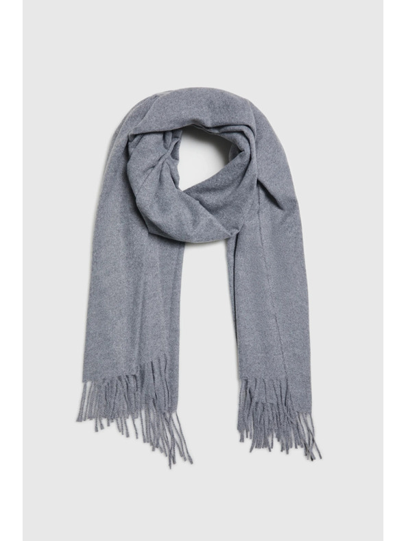 Moodo Шал с ресни сив Moodo