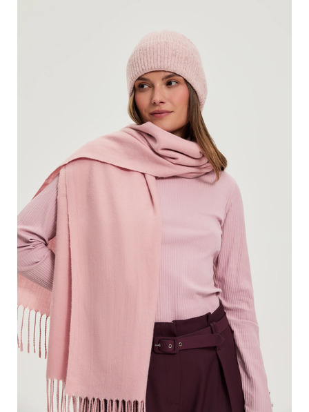 Moodo Шал с ресни розов Moodo