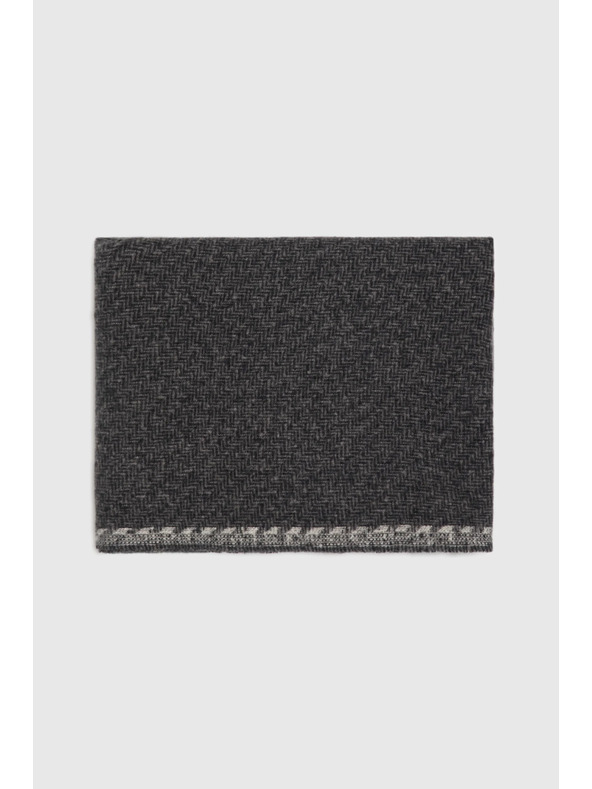 Moodo Гладък тъмносив шал Moodo