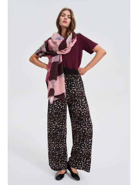 Moodo Десенован шал бордо Moodo