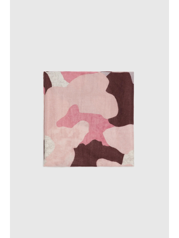 Moodo Десенован шал бордо Moodo