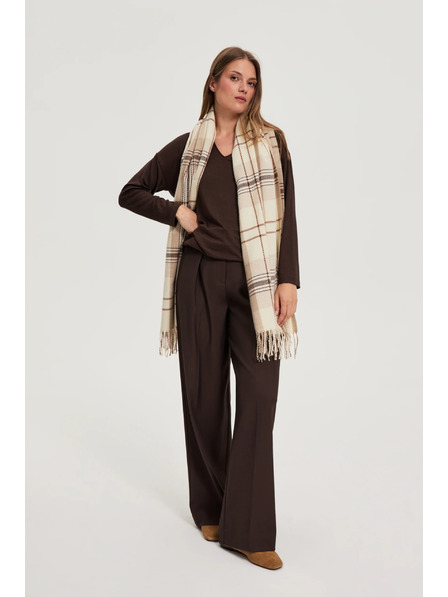 Moodo Шал на каре бежов Moodo