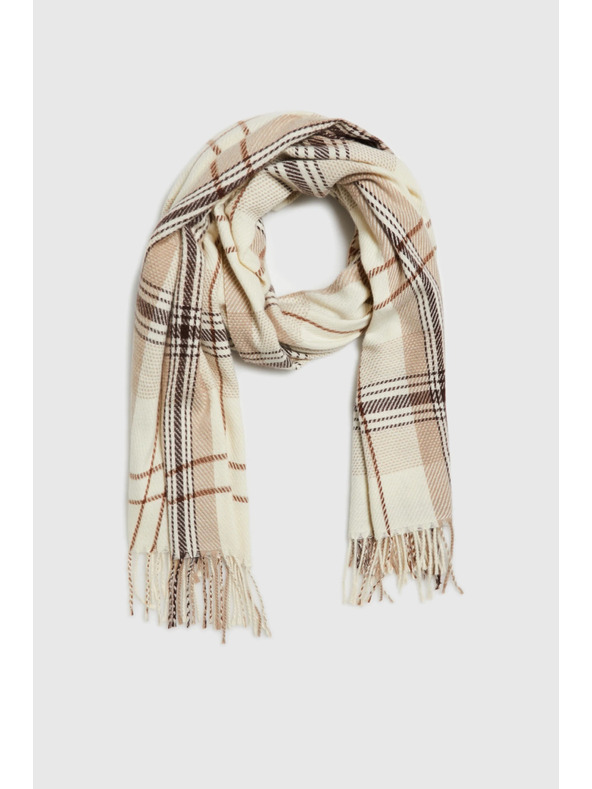 Moodo Шал на каре бежов Moodo