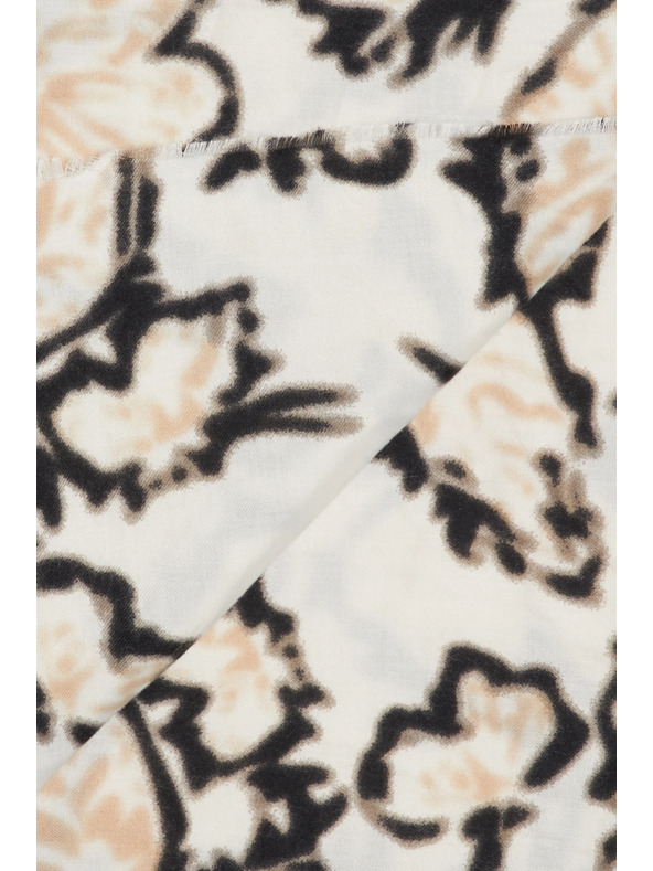 Moodo Десениран шал бежов Moodo