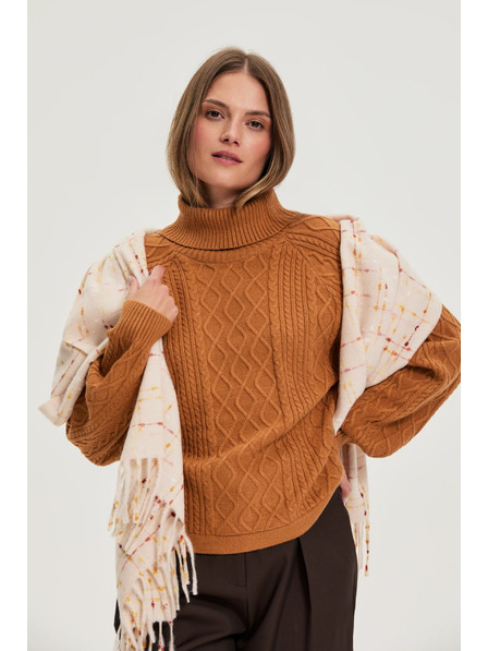 Moodo Шал с ресни розов Moodo