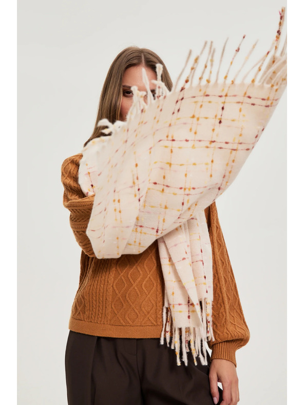 Moodo Шал с ресни розов Moodo