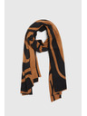 Moodo Шал с геометричен десен кафяв Moodo