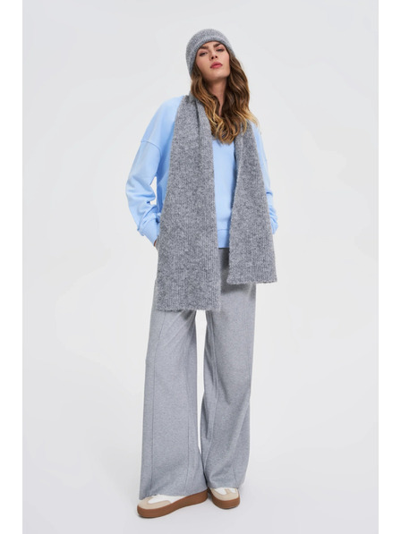 Moodo Шал със вълмена примес сив Moodo