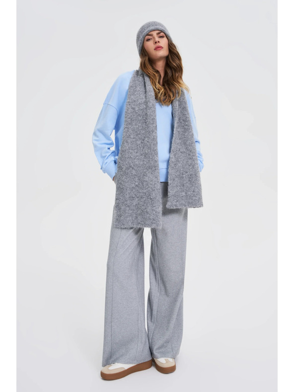 Moodo Шал със вълмена примес сив Moodo