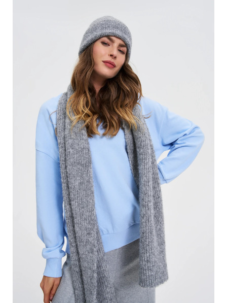 Moodo Шал със вълмена примес сив Moodo