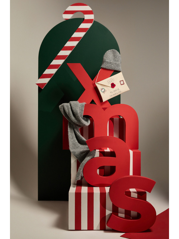 Moodo Шал със вълмена примес сив Moodo