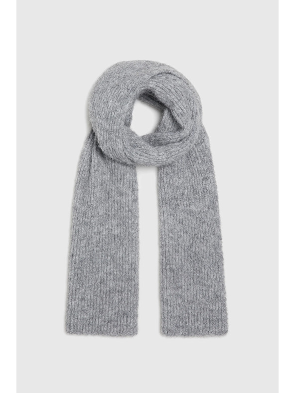 Moodo Шал със вълмена примес сив Moodo