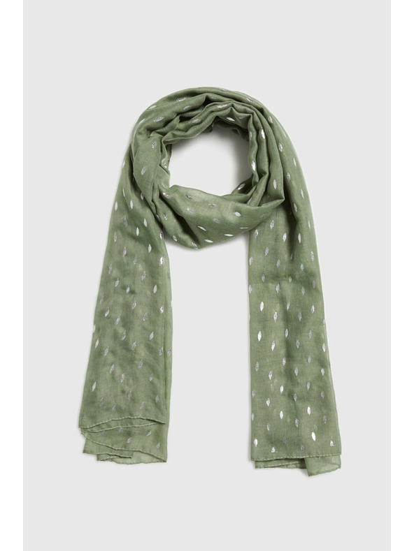 Moodo Шал с печат маслинен Moodo