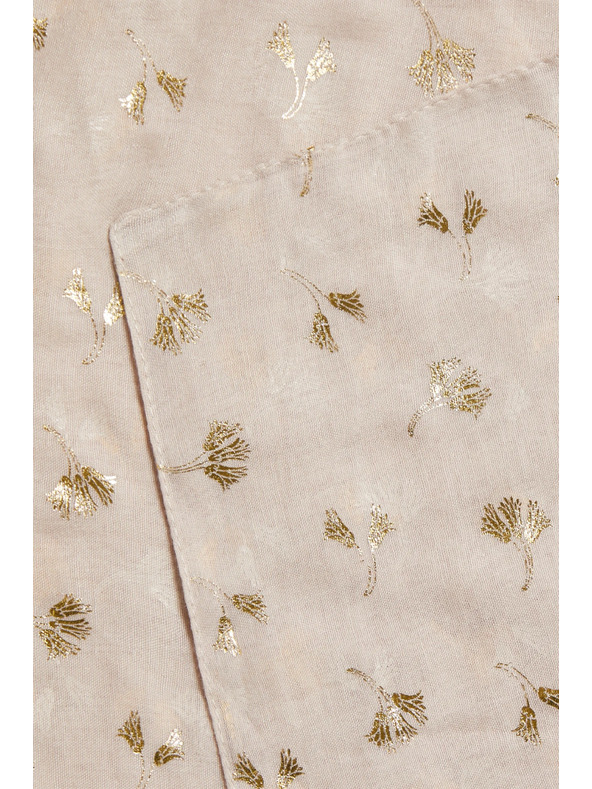 Moodo Шал с печат бежов Moodo