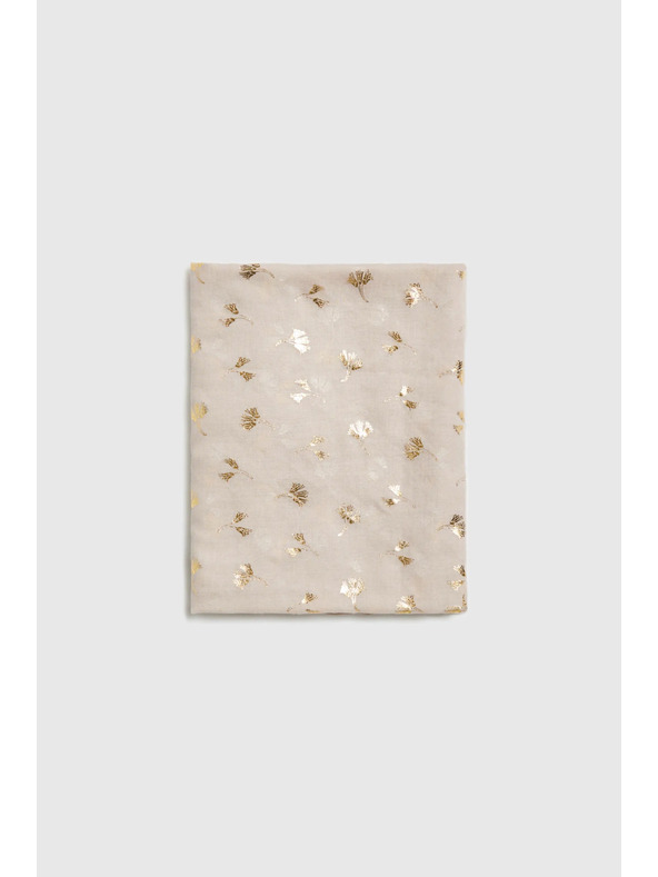 Moodo Шал с печат бежов Moodo