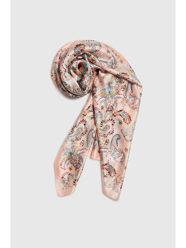 Moodo Шал с десен в розово Moodo