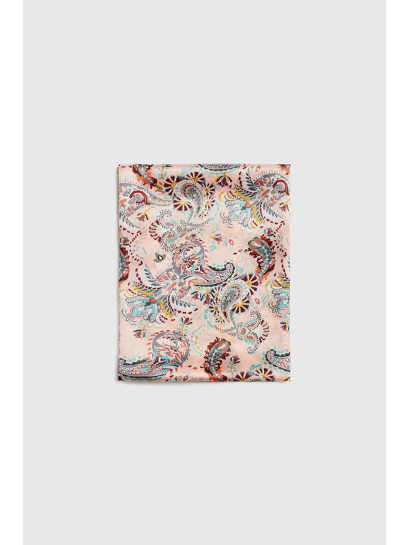 Moodo Шал с десен в розово Moodo