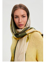 Moodo Шал с цветен десен в каки Moodo