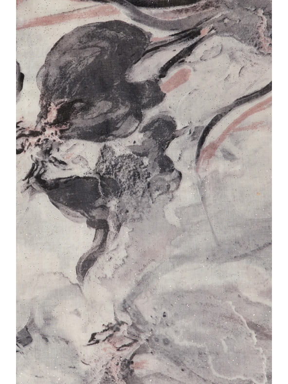 Moodo Щампован шал в розово Moodo