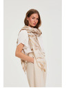 Moodo Шал с мраморен десен в бежово Moodo