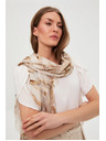 Moodo Шал с мраморен десен в бежово Moodo