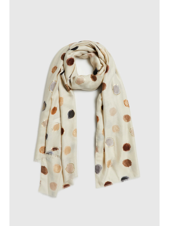 Moodo Шал с точки в бежово Moodo
