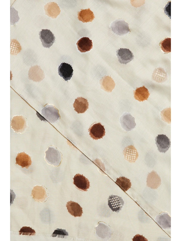 Moodo Шал с точки в бежово Moodo