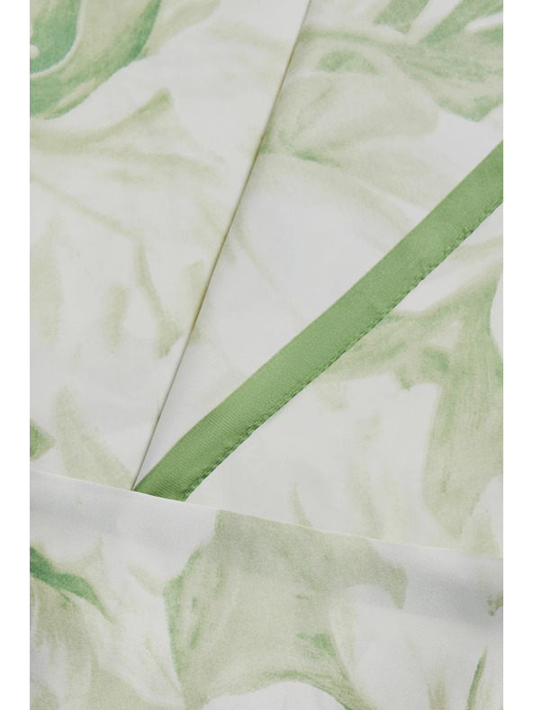 Moodo Щампован шал в зелено Moodo