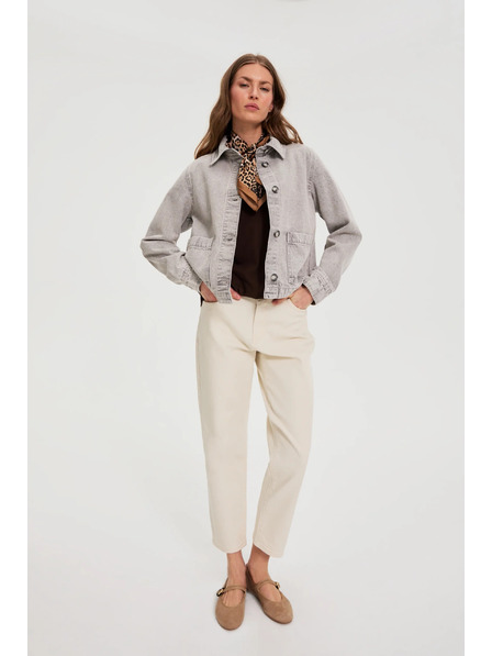 Moodo Шал с леопардов десен в кафяво Moodo