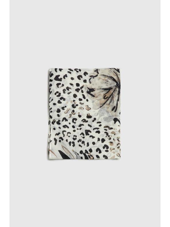 Moodo Дълъг шал в сиво Moodo