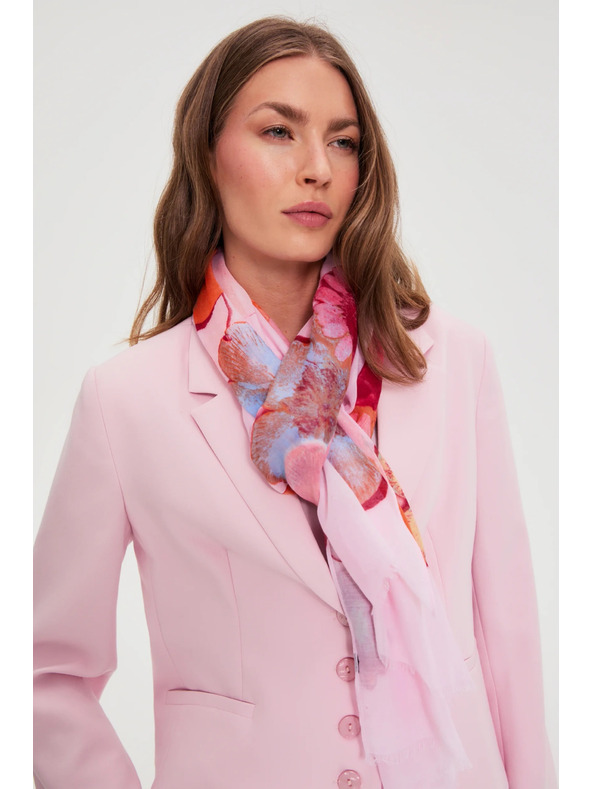 Moodo Шал с цветя в розово Moodo