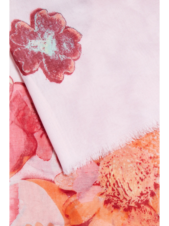 Moodo Шал с цветя в розово Moodo