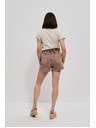 Moodo Карамелени дънкови шорти с висока талия Moodo