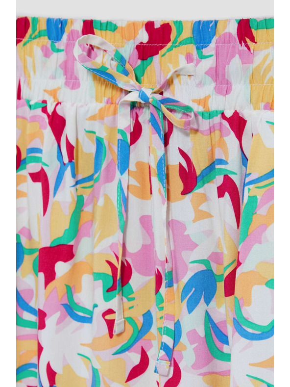 Moodo Лилави къси панталони с принт Moodo