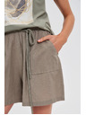 Moodo Свободни маслинени къси панталони Moodo